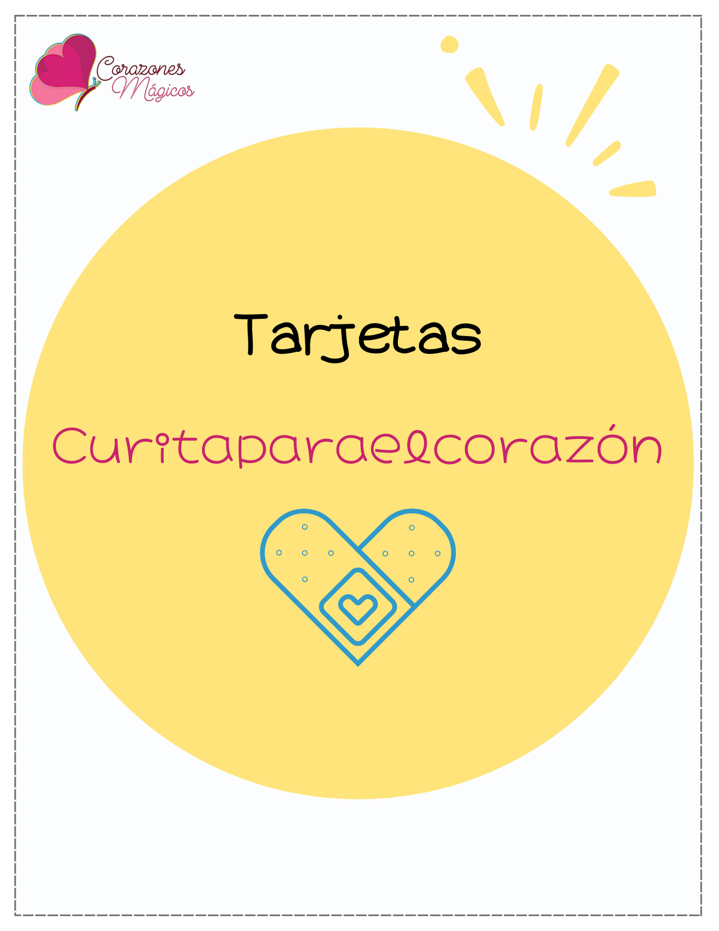 Tarjetas para adolescentes Curitas para el corazón
